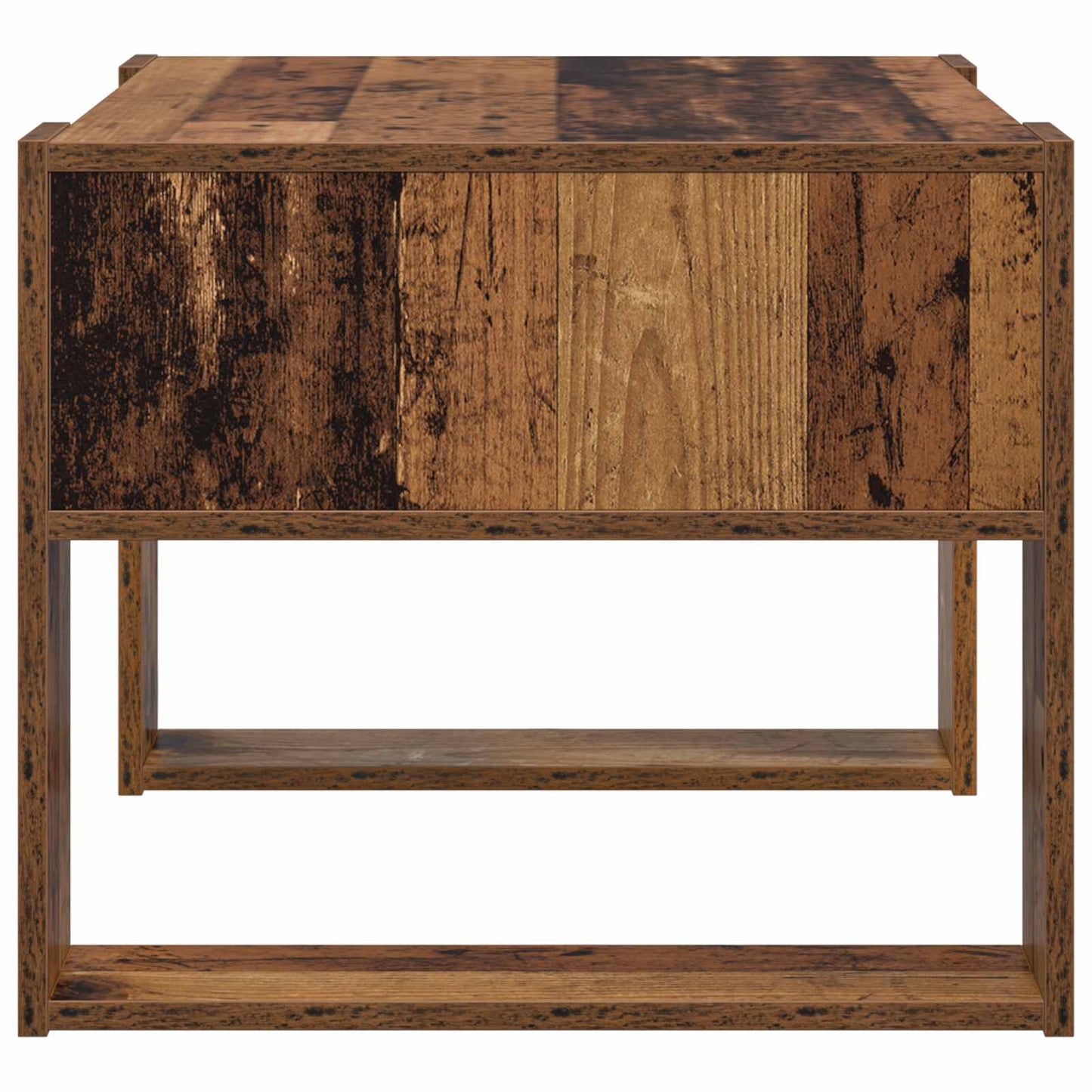 Coffee Table Old Wood 66 x 53 x 45 cm Engineered Wood
