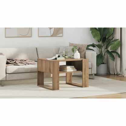 Coffee Table Artisan Oak 66 x 53 x 45 cm Engineered Wood