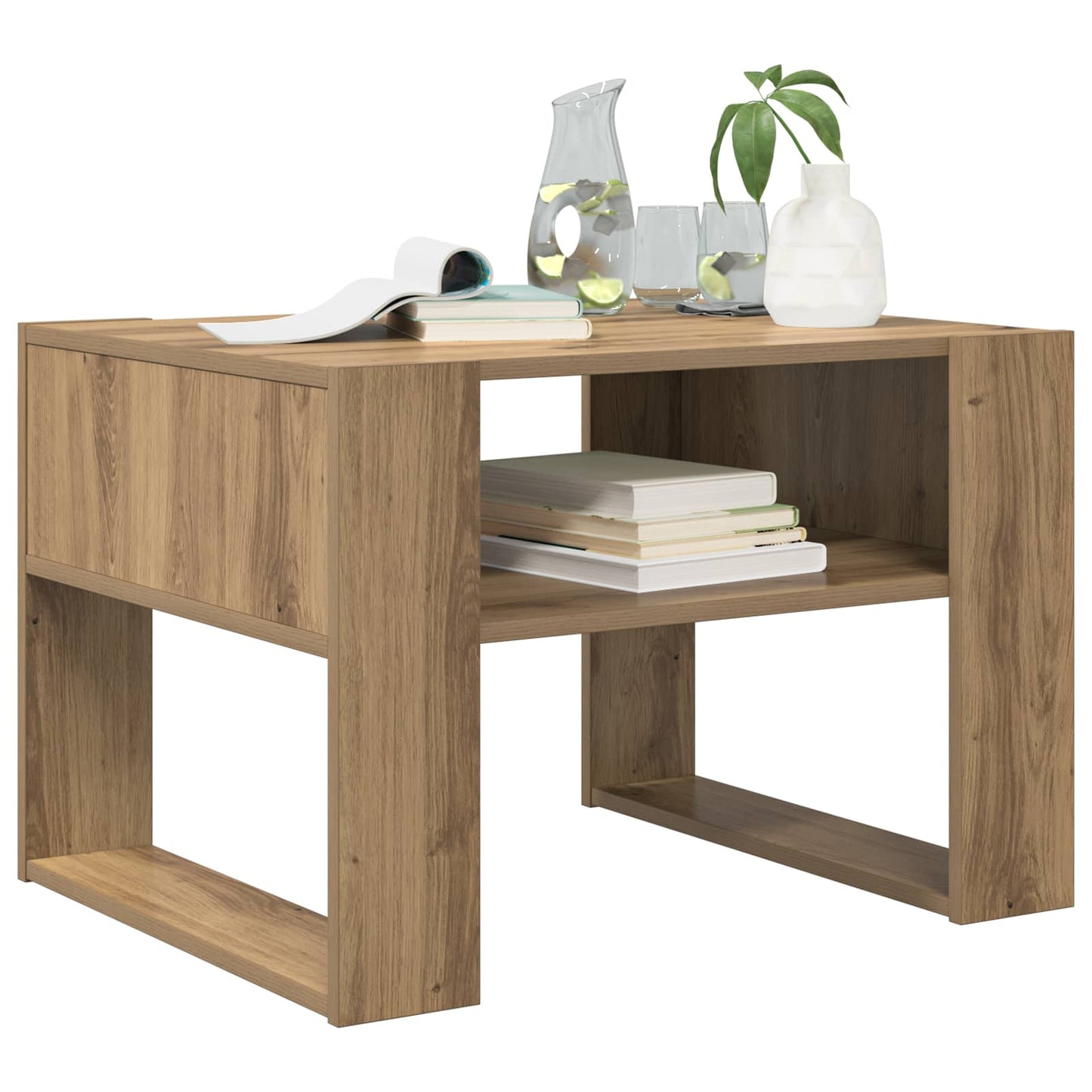 Coffee Table Artisan Oak 66 x 53 x 45 cm Engineered Wood