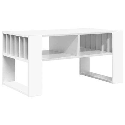 Coffee Table White 92 x 49.5 x 45 cm Engineered Wood