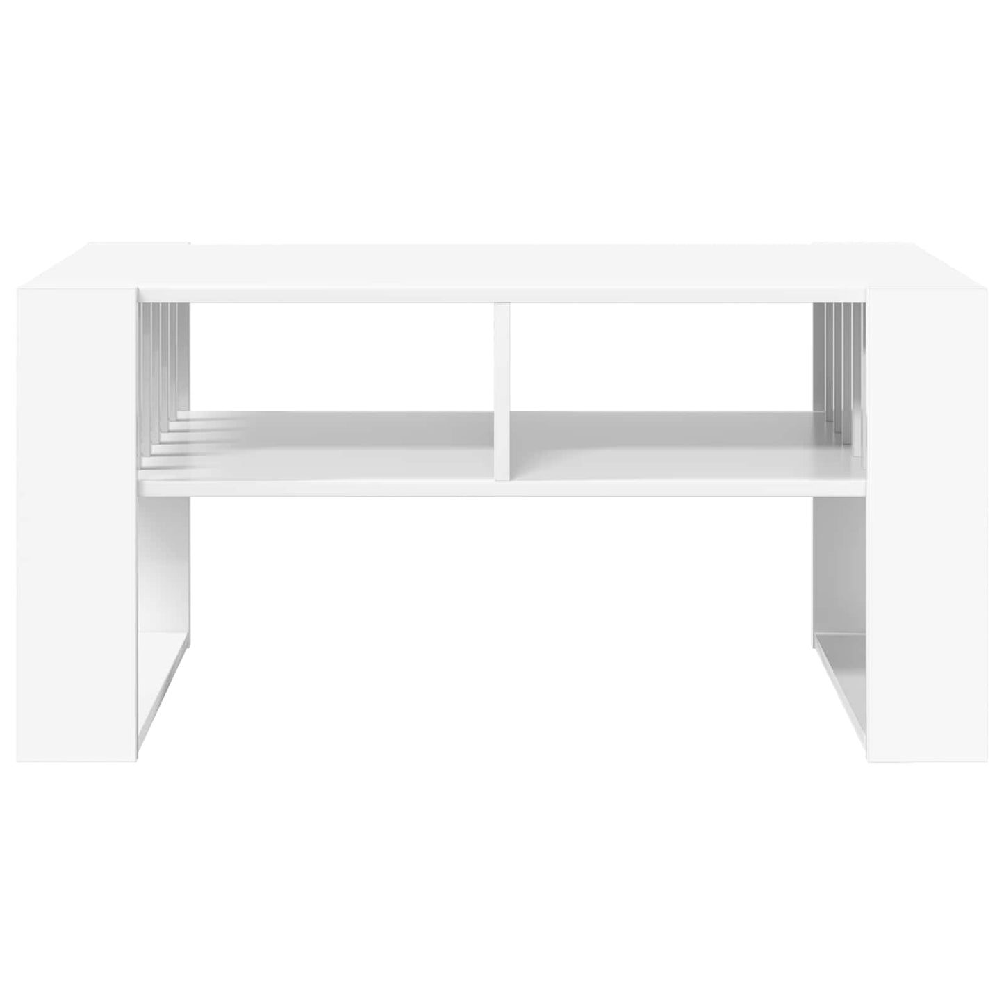Coffee Table White 92 x 49.5 x 45 cm Engineered Wood