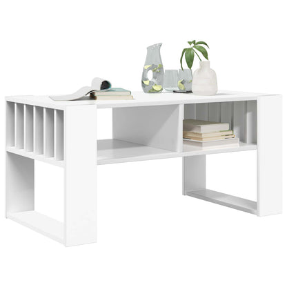 Coffee Table White 92 x 49.5 x 45 cm Engineered Wood