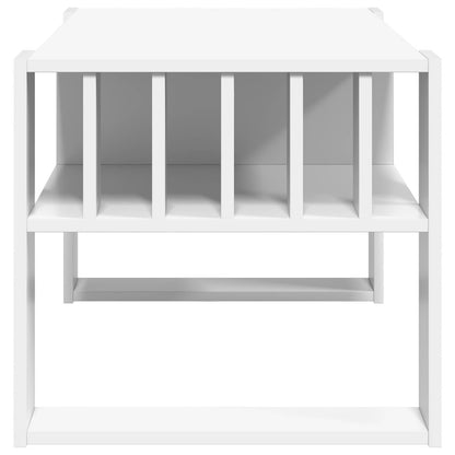 Coffee Table White 92 x 49.5 x 45 cm Engineered Wood