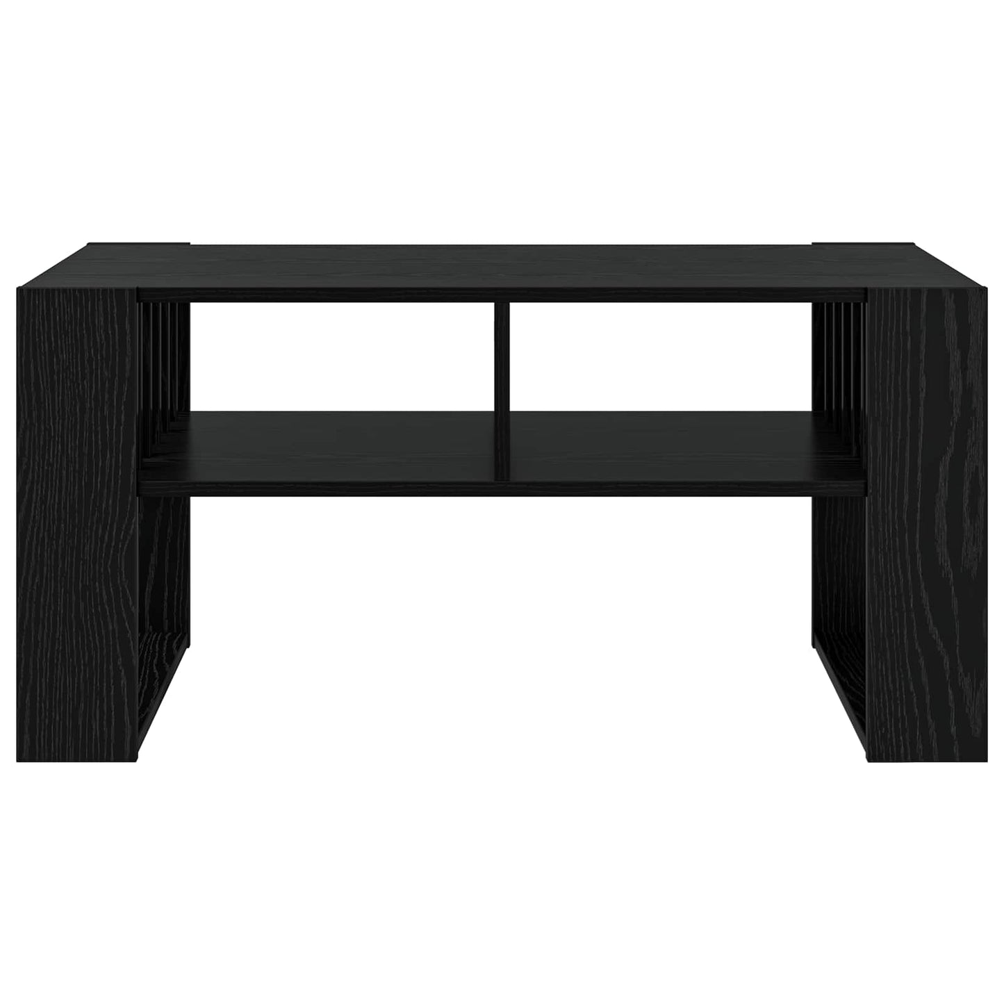 Coffee Table Black Oak 92 x 49.5 x 45 cm Engineered Wood