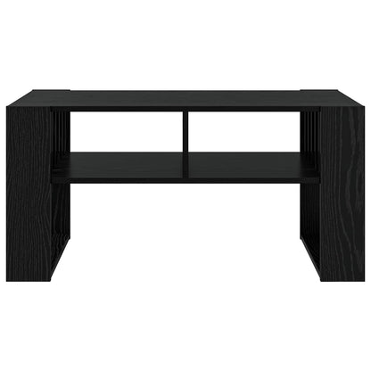 Coffee Table Black Oak 92 x 49.5 x 45 cm Engineered Wood