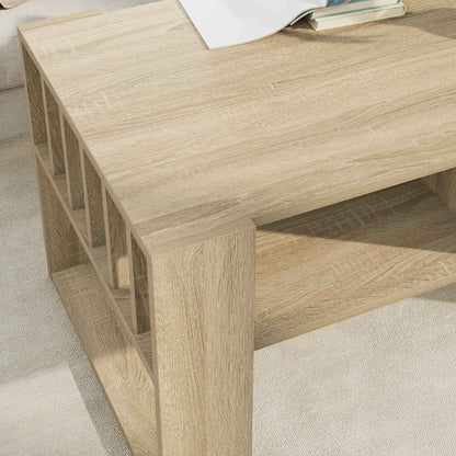 Coffee Table Sonoma Oak 92 x 49.5 x 45 cm Engineered Wood