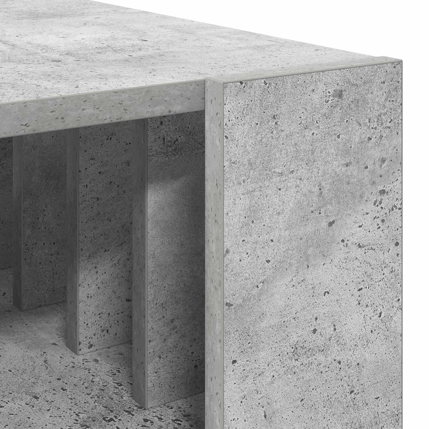 Coffee Table Concrete Grey 92 x 49.5 x 45 cm Engineered Wood