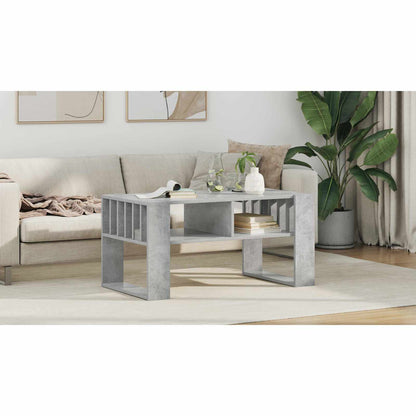 Coffee Table Concrete Grey 92 x 49.5 x 45 cm Engineered Wood