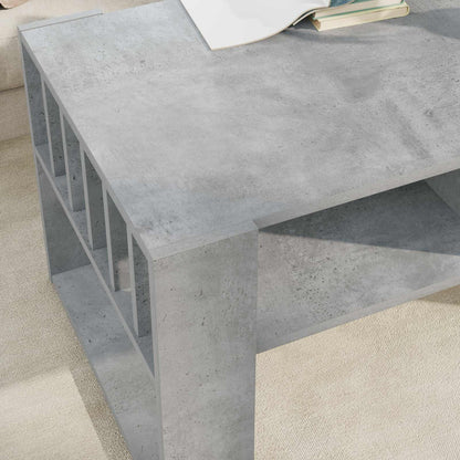 Coffee Table Concrete Grey 92 x 49.5 x 45 cm Engineered Wood