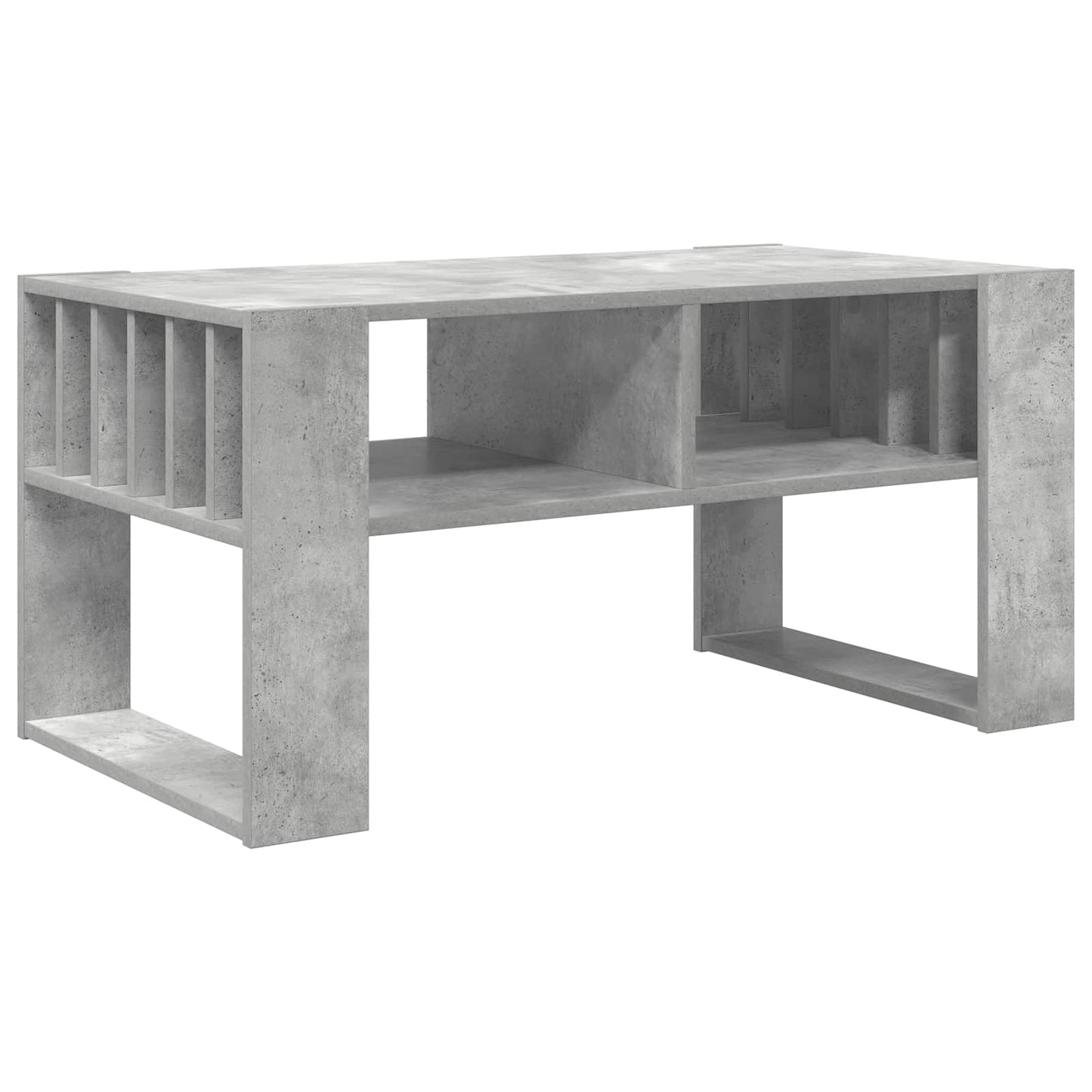 Coffee Table Concrete Grey 92 x 49.5 x 45 cm Engineered Wood