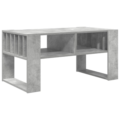 Coffee Table Concrete Grey 92 x 49.5 x 45 cm Engineered Wood