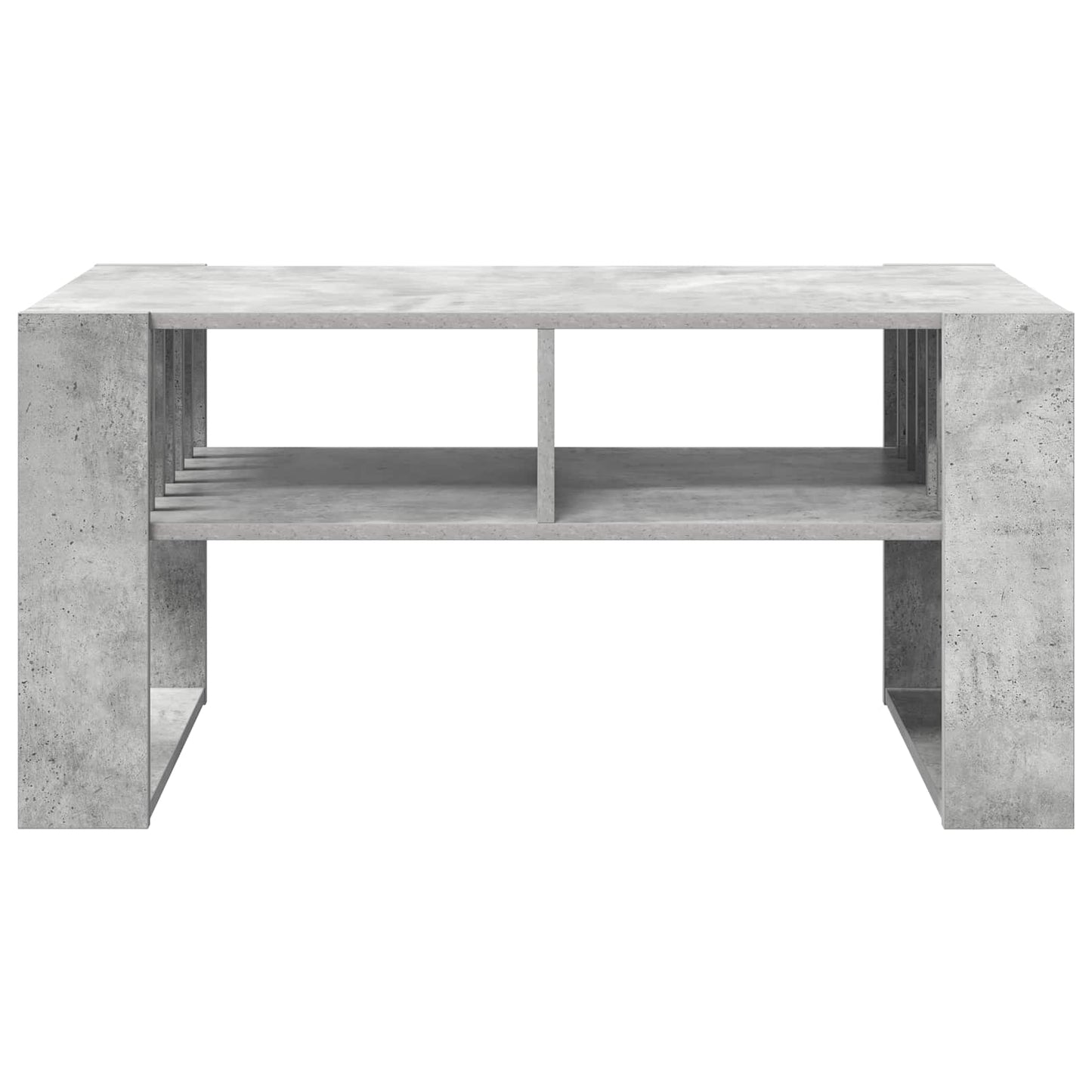 Coffee Table Concrete Grey 92 x 49.5 x 45 cm Engineered Wood