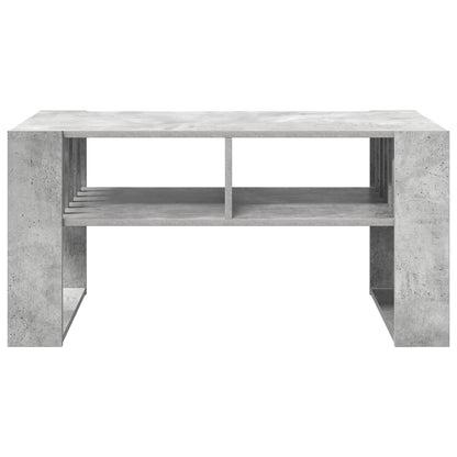 Coffee Table Concrete Grey 92 x 49.5 x 45 cm Engineered Wood