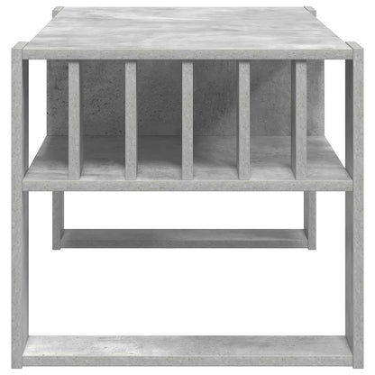 Coffee Table Concrete Grey 92 x 49.5 x 45 cm Engineered Wood