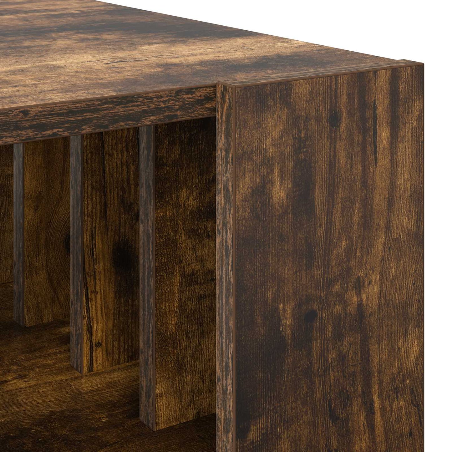 Coffee Table Smoked Oak 92 x 49.5 x 45 cm Engineered Wood