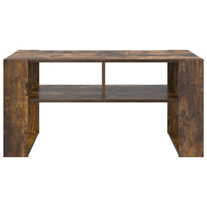 Coffee Table Smoked Oak 92 x 49.5 x 45 cm Engineered Wood