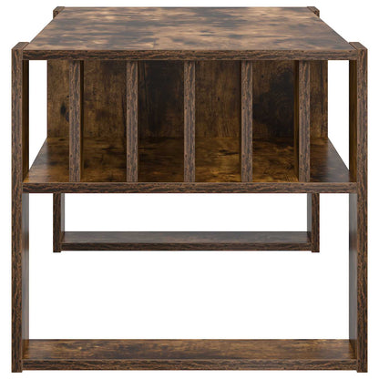 Coffee Table Smoked Oak 92 x 49.5 x 45 cm Engineered Wood