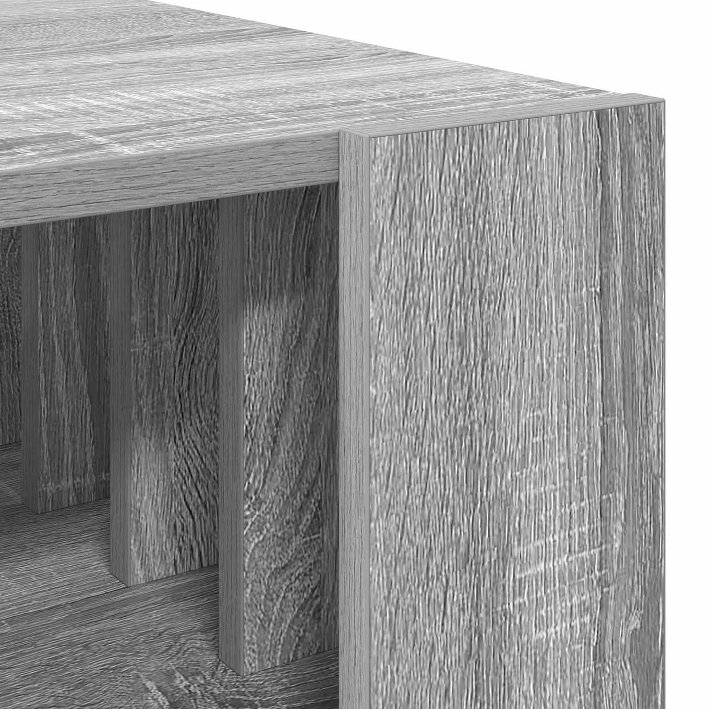 Coffee Table Grey Sonoma 92 x 49.5 x 45 cm Engineered Wood