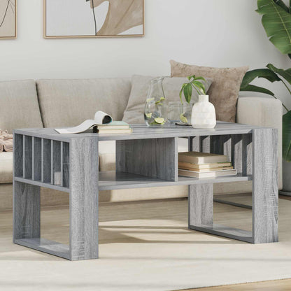 Coffee Table Grey Sonoma 92 x 49.5 x 45 cm Engineered Wood
