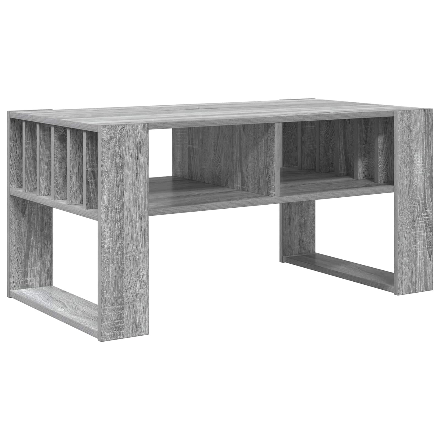 Coffee Table Grey Sonoma 92 x 49.5 x 45 cm Engineered Wood