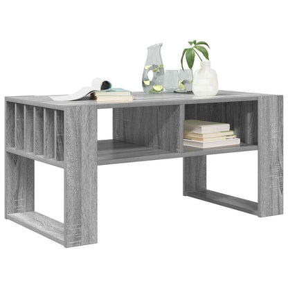 Coffee Table Grey Sonoma 92 x 49.5 x 45 cm Engineered Wood