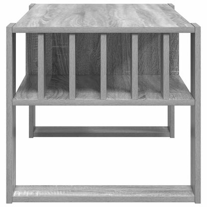 Coffee Table Grey Sonoma 92 x 49.5 x 45 cm Engineered Wood