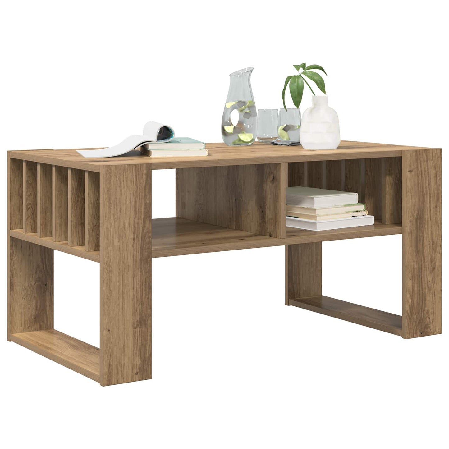 Coffee Table Artisan Oak 92 x 49.5 x 45 cm Engineered Wood