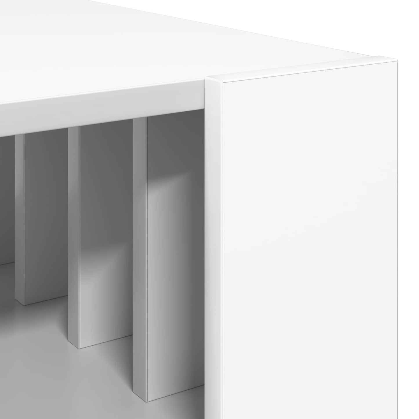 Coffee Table White 66 x 49.5 x 45 cm Engineered Wood