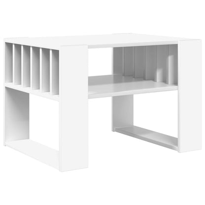 Coffee Table White 66 x 49.5 x 45 cm Engineered Wood