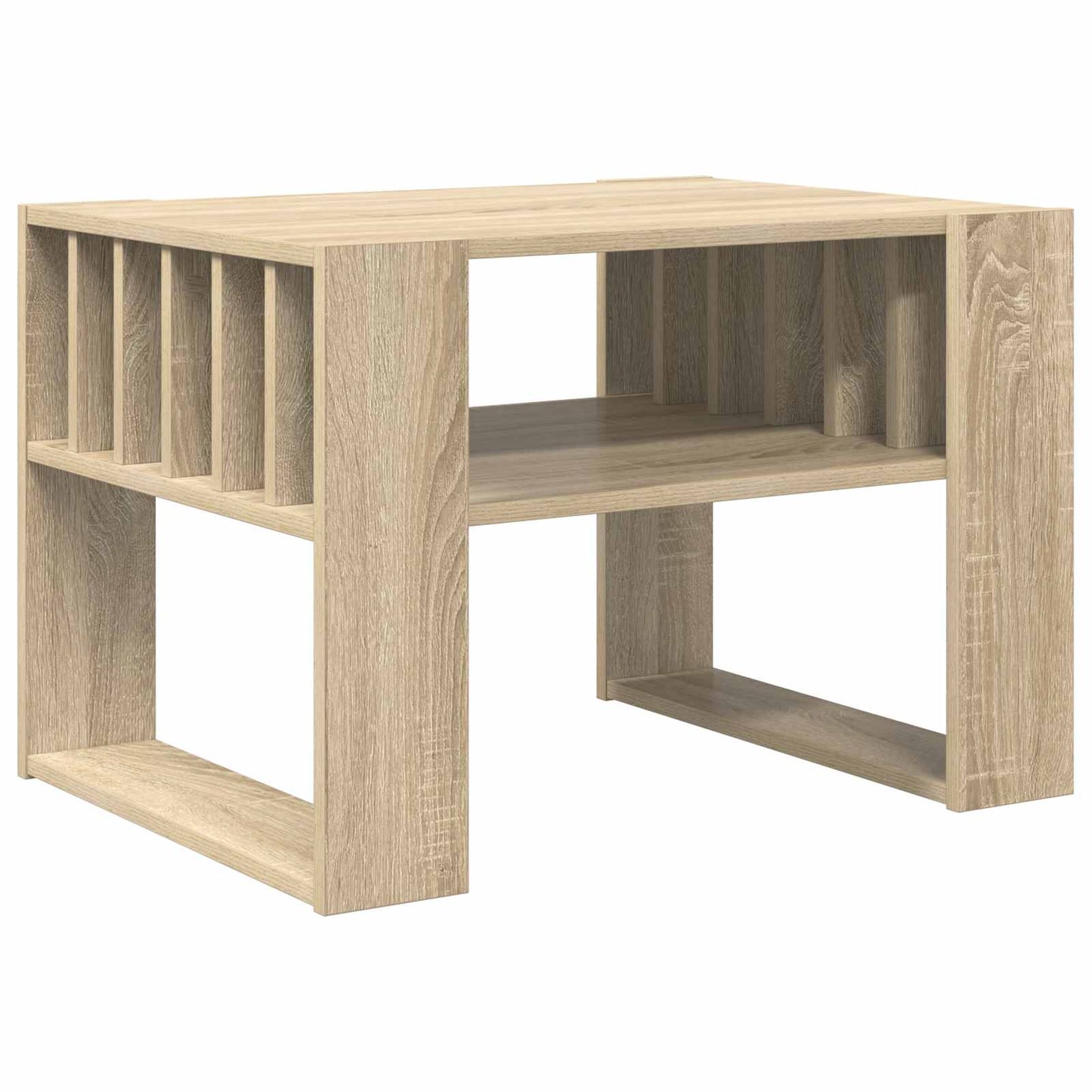 Coffee Table Sonoma Oak 66 x 49.5 x 45 cm Engineered Wood