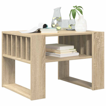 Coffee Table Sonoma Oak 66 x 49.5 x 45 cm Engineered Wood