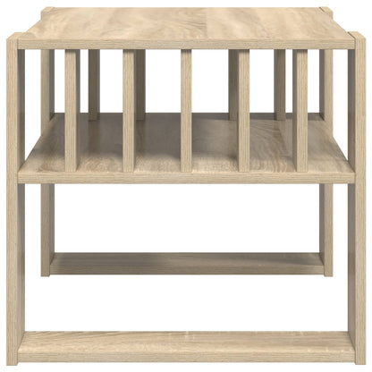 Coffee Table Sonoma Oak 66 x 49.5 x 45 cm Engineered Wood
