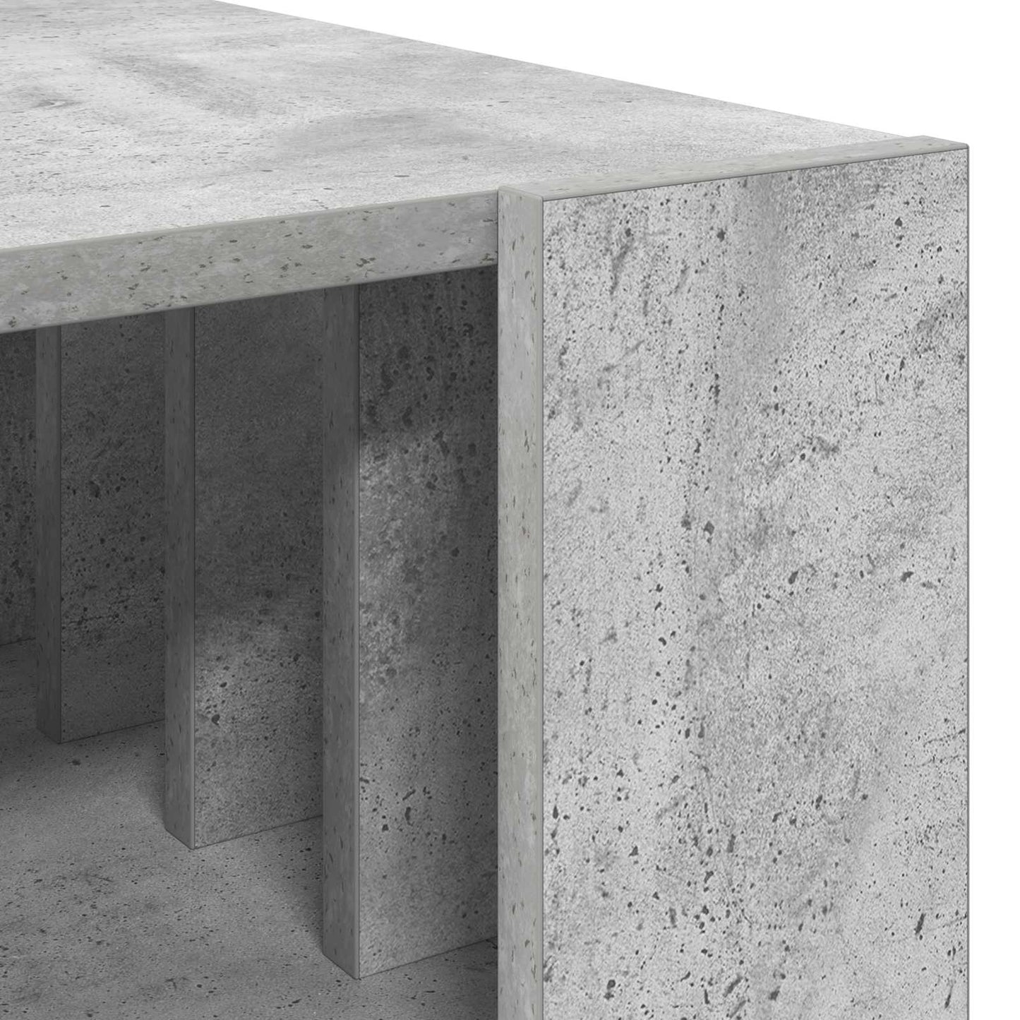 Coffee Table Concrete Grey 66 x 49.5 x 45 cm Engineered Wood