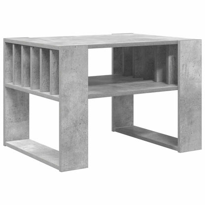 Coffee Table Concrete Grey 66 x 49.5 x 45 cm Engineered Wood