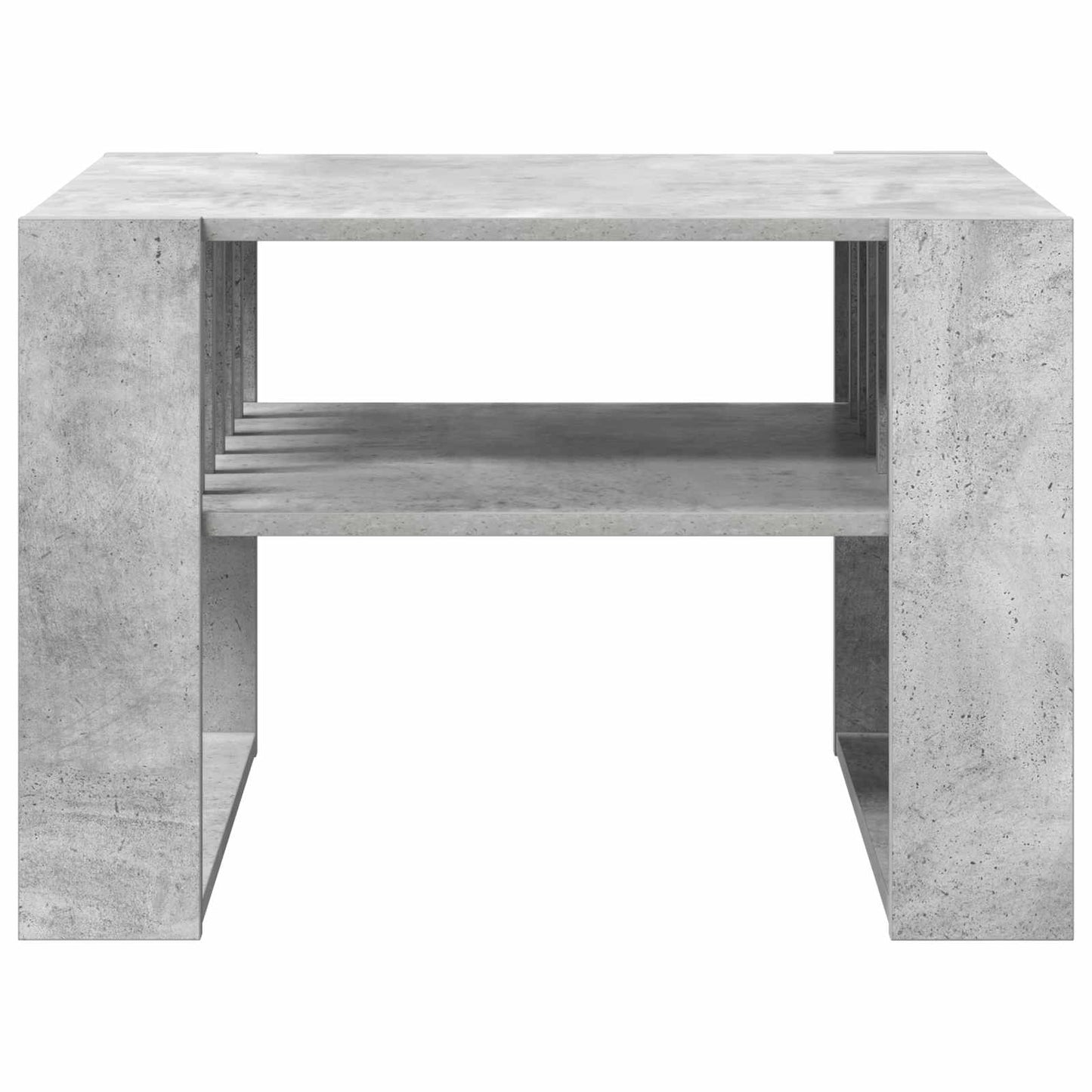 Coffee Table Concrete Grey 66 x 49.5 x 45 cm Engineered Wood