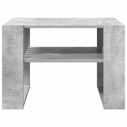 Coffee Table Concrete Grey 66 x 49.5 x 45 cm Engineered Wood