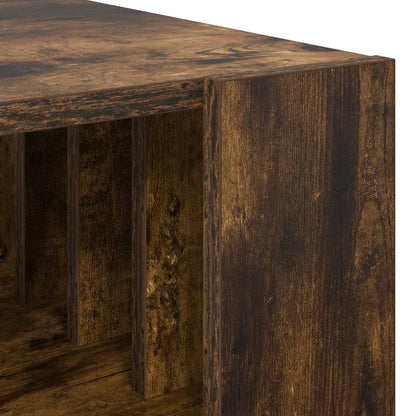 Coffee Table Smoked Oak 66 x 49.5 x 45 cm Engineered Wood