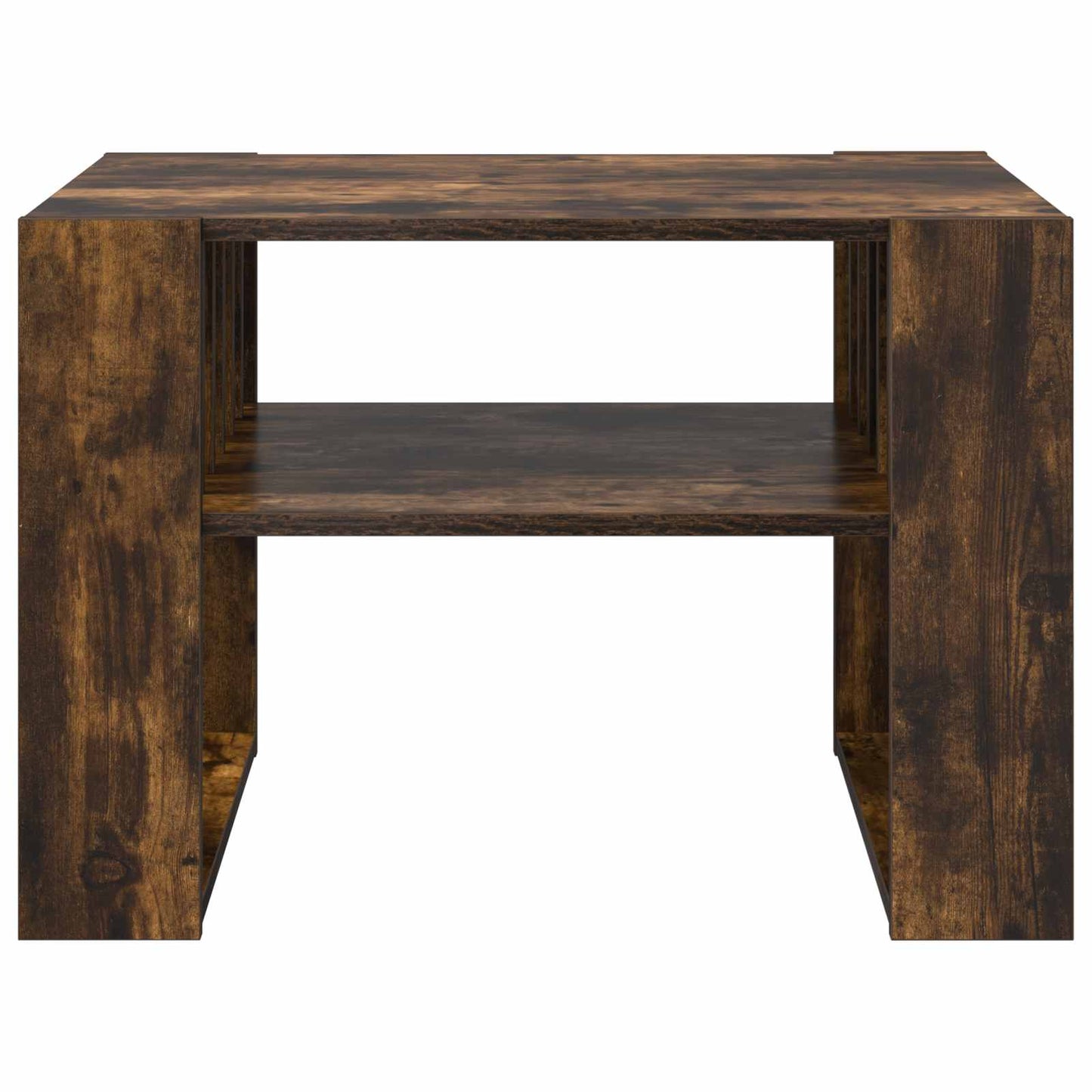 Coffee Table Smoked Oak 66 x 49.5 x 45 cm Engineered Wood