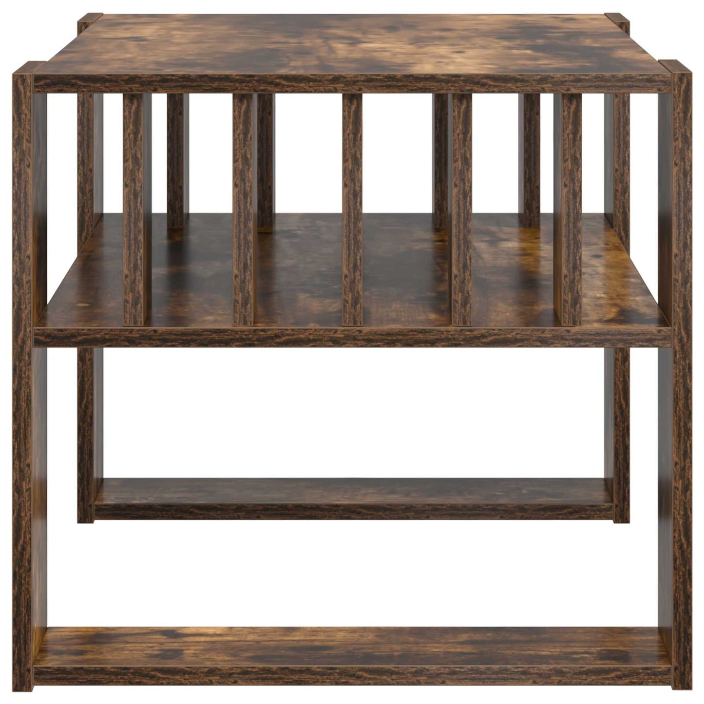 Coffee Table Smoked Oak 66 x 49.5 x 45 cm Engineered Wood