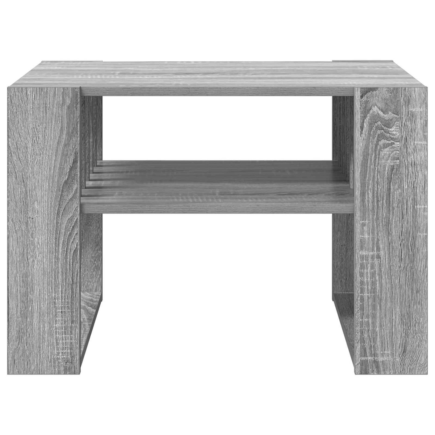 Coffee Table Grey Sonoma 66 x 49.5 x 45 cm Engineered Wood