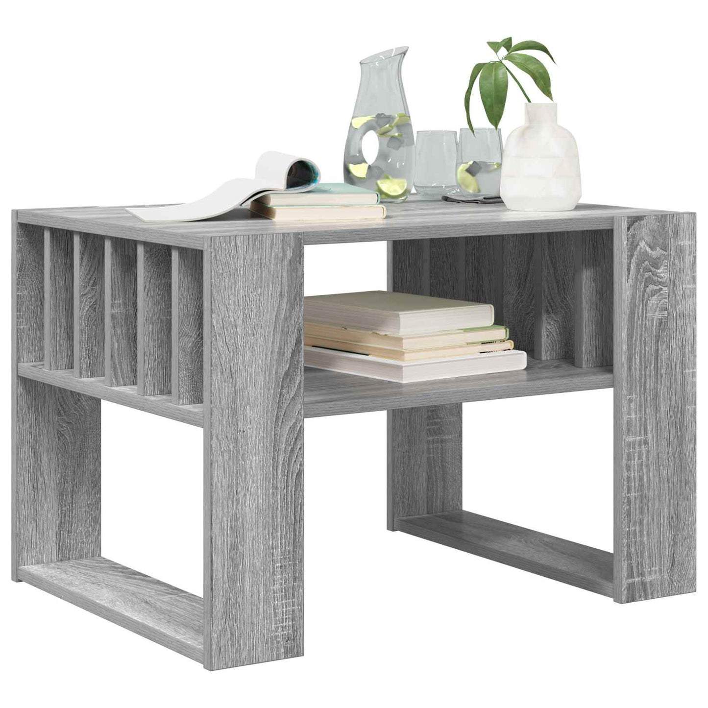 Coffee Table Grey Sonoma 66 x 49.5 x 45 cm Engineered Wood