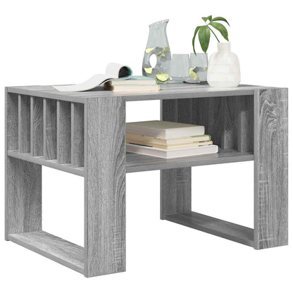 Coffee Table Grey Sonoma 66 x 49.5 x 45 cm Engineered Wood