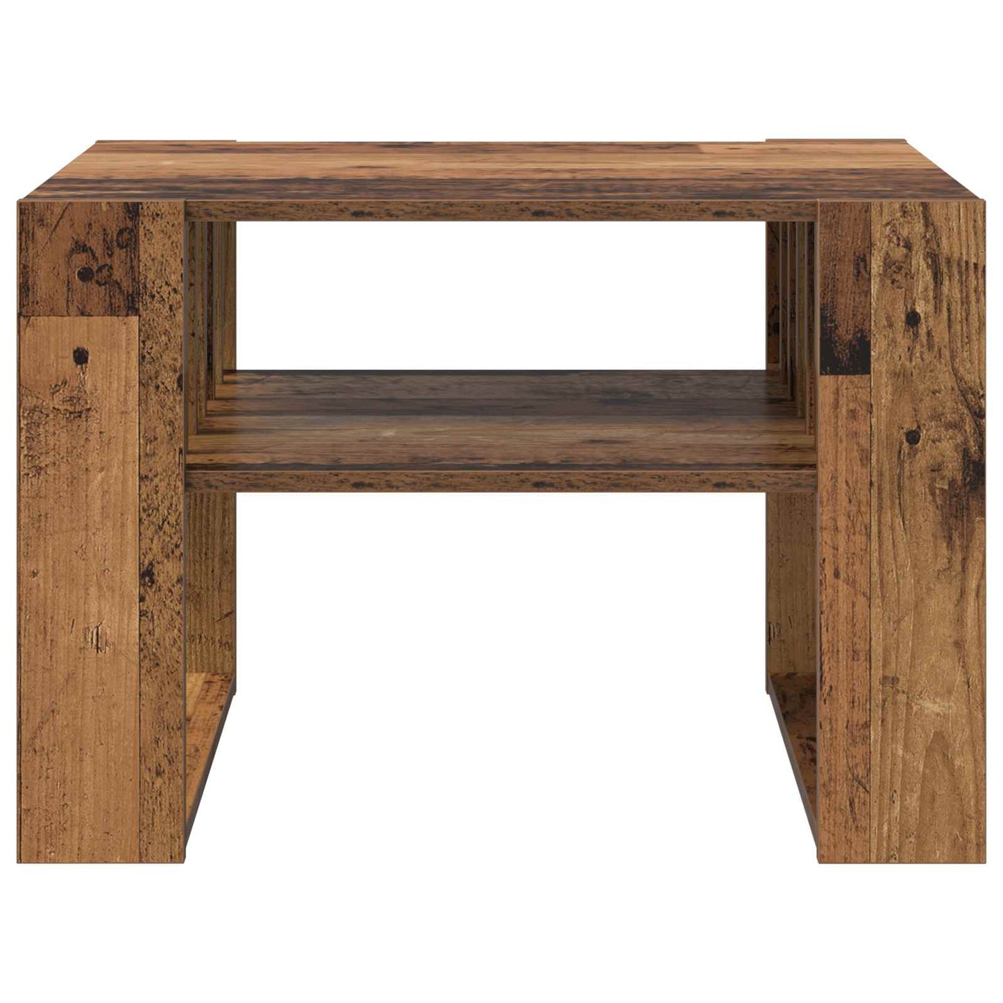 Coffee Table Old Wood 66 x 49.5 x 45 cm Engineered Wood