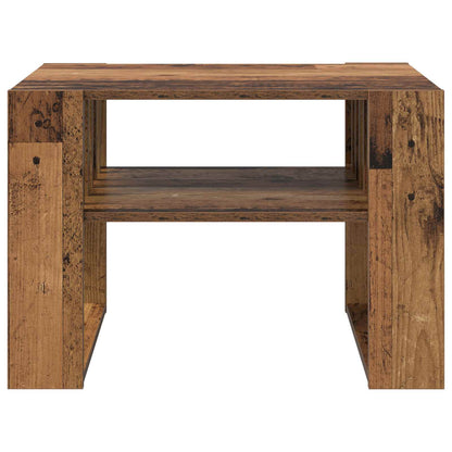Coffee Table Old Wood 66 x 49.5 x 45 cm Engineered Wood