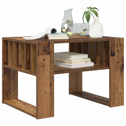 Coffee Table Old Wood 66 x 49.5 x 45 cm Engineered Wood