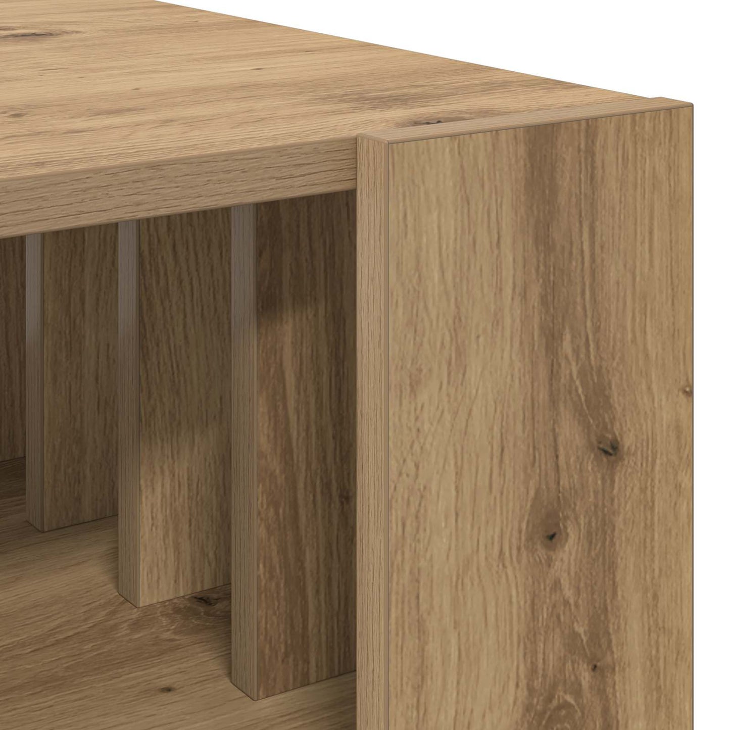 Coffee Table Artisan Oak 66 x 49.5 x 45 cm Engineered Wood