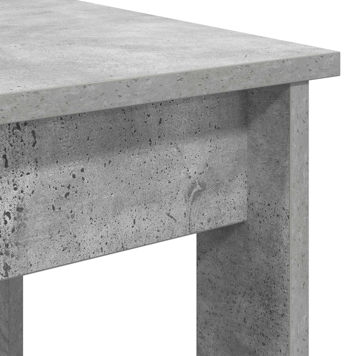 Coffee Table Set 2 pcs Concrete Grey Engineered Wood
