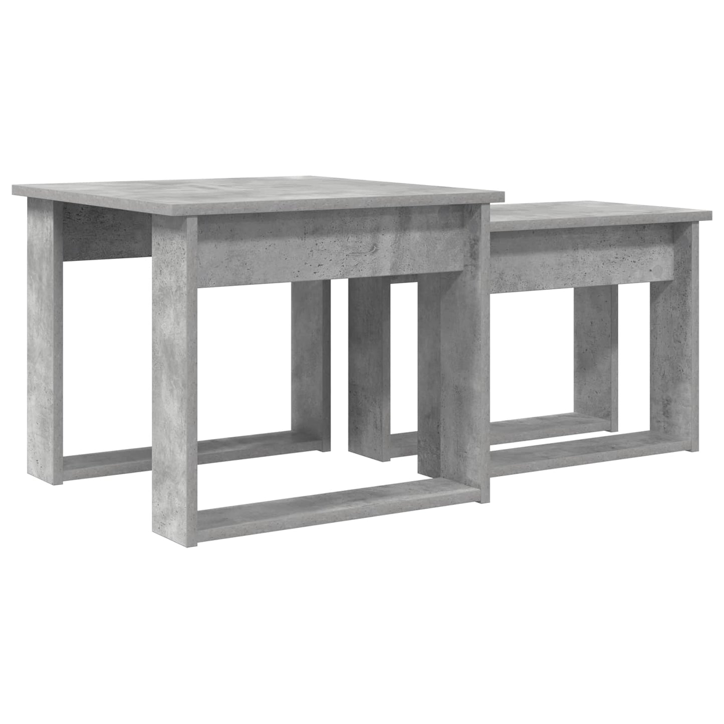 Coffee Table Set 2 pcs Concrete Grey 50 x 52 x 42 cm