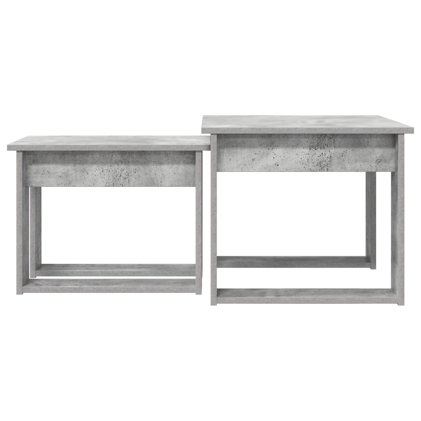 Coffee Table Set 2 pcs Concrete Grey 50 x 52 x 42 cm