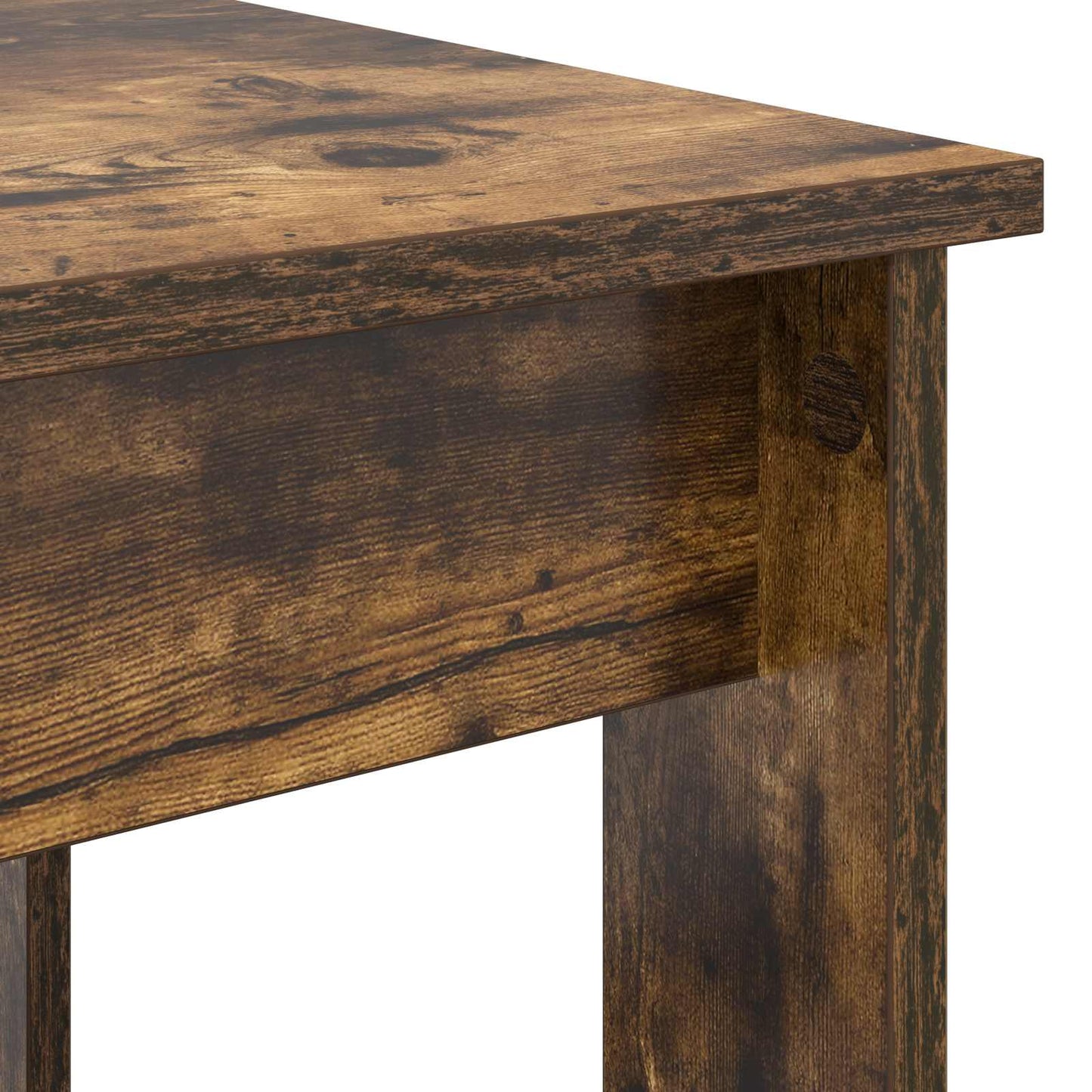 Coffee Table Set 2 pcs Smoked Oak Engineered Wood